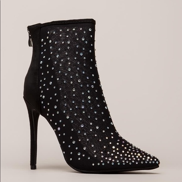 💥NEW💥 Rhinestone Pointy Toe Booties!🔥 - Picture 7 of 7